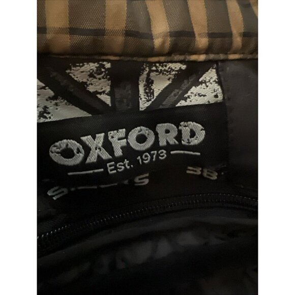 Oxford Legend Wax Cotton Motorcycle Protection Jacket Sz S Small Padded Biker - Picture 11 of 13